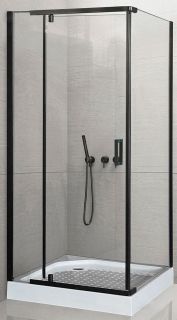 Душевой уголок Royal Bath HPV RB90HPV-T-BL 90x90см чёрный